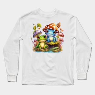 Frogs Composition #4 Long Sleeve T-Shirt